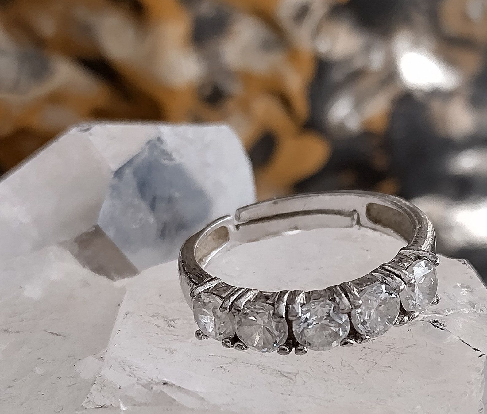 Anelli: GLITZER RING IN 925 SILBER – Usato da Romanshorn venduto da Glitzer-Paradies 5