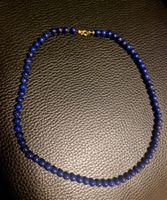 Lapislazuli Kette mit 585 er Goldschloss  Vintage