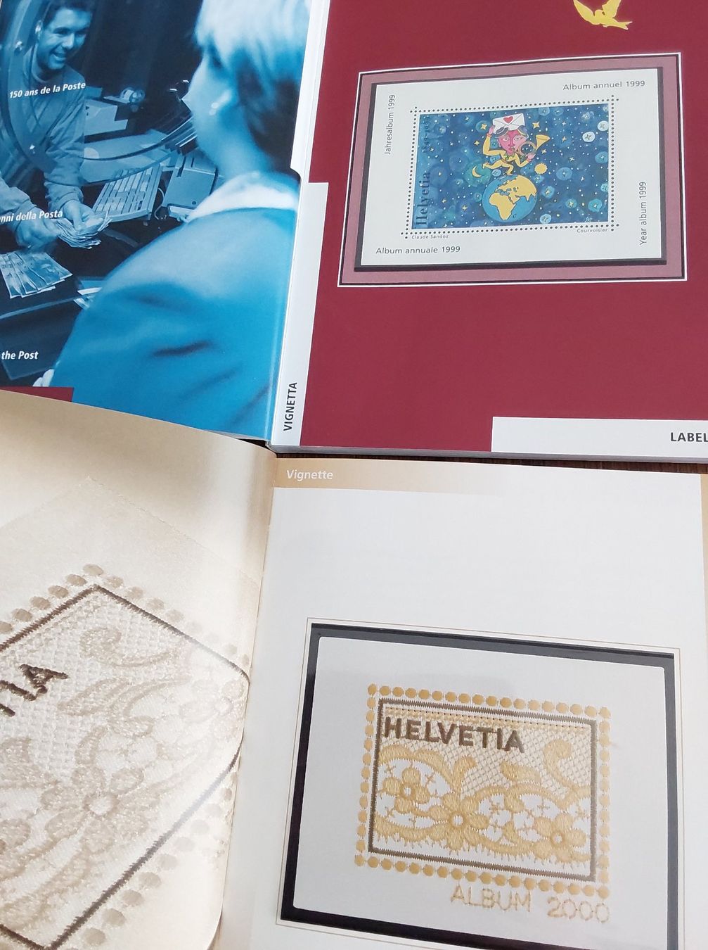 Tutti i francobolli: 2 Stk. CH Briefmarken Jahrbücher 1999 & 2000 – Usato da Münchwilen AG venduto da Nesar 1