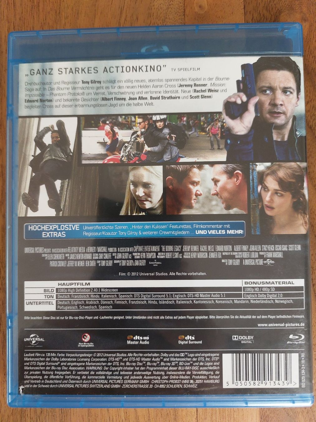 Tutti i DVDs: Blu Ray - Das Bourne Vermächtnis – Usato da Rheinfelden venduto da FilmAuktion 1