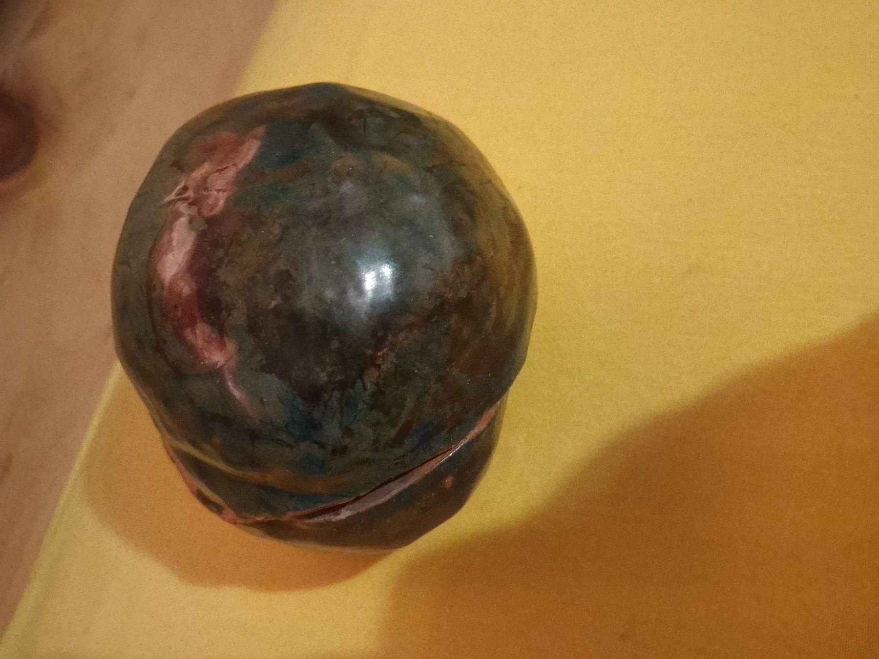 Toutes les décorations: Glasierte Tonkugel, halbiert – D'occasion à Weinfelden par PaterPio1968 1