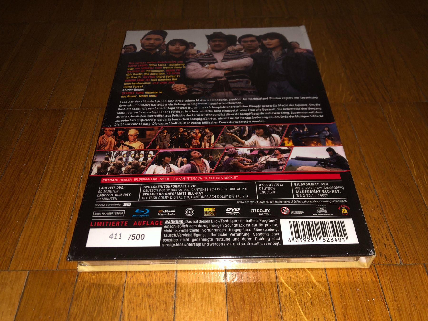 Tutti i DVDs: Magnificent Warriors - Dynamite Fighters - MEDIABOOK-D-UNCUT – Nuovo e nell'imballaggio originale da Basel venduto da havsok 1