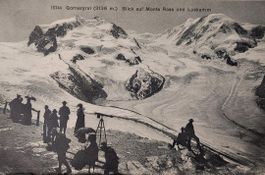 GORNERGRAT - Blick auf Monte Rosa & Lyskamm - 1909