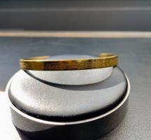 Ayatul Kursi Cuff Bracelet (Gold) | 18 Karat vergoldet