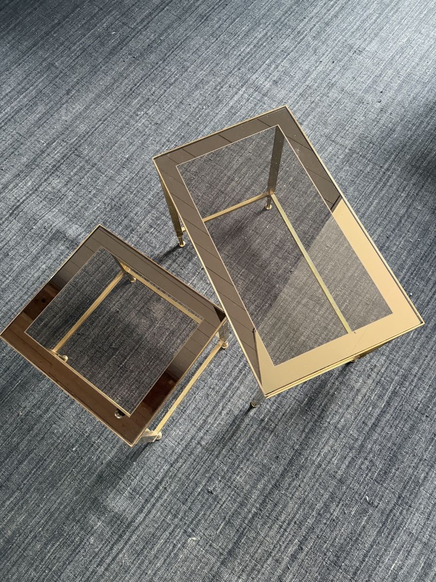 Tische: Beistelltisch Set aus Glas  – Gebraucht aus Bern von sartemiss