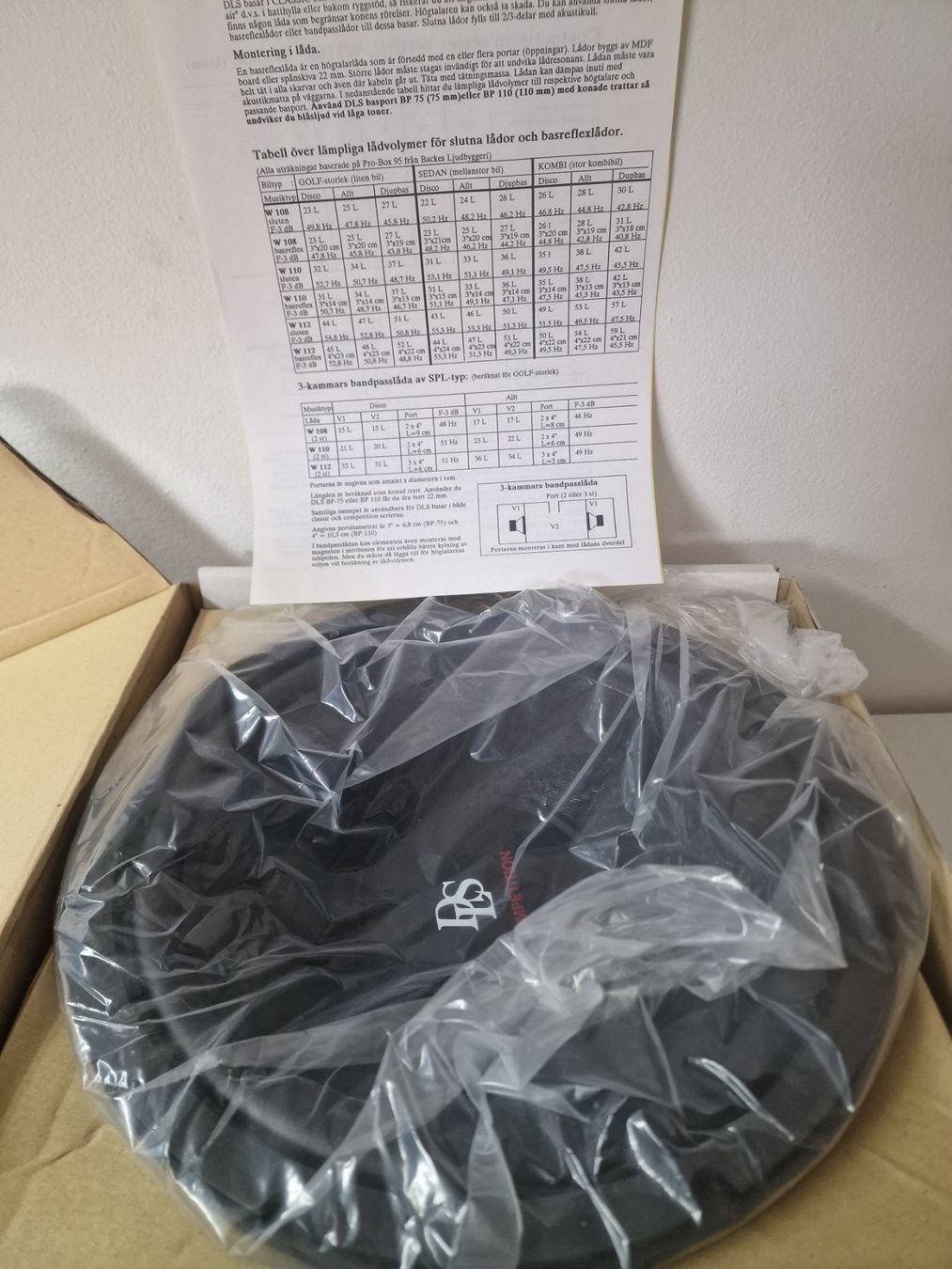 Haut-parleurs: DLS 200 Watt Subwoofer Ø30cm – Neuf avec emballage d'origine à Uerkheim par Kaufoption