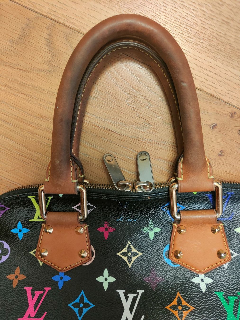 Louis Vuitton Borse: Louis Vuitton Alma Monogram Multicolor black Murakami – Usato da Zürich venduto da R-2015 4