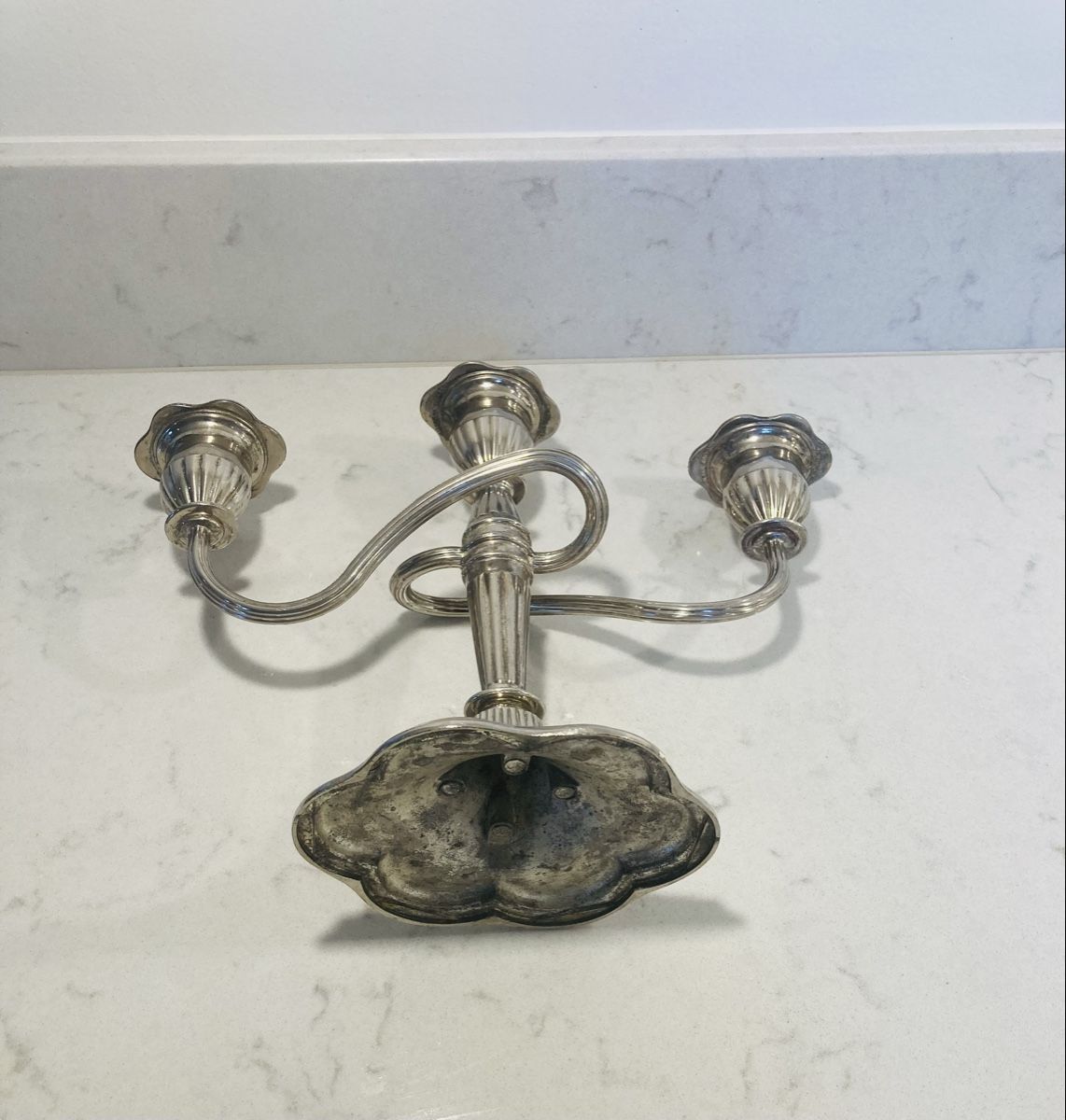 Portacandele: Shabby chic Versilberter Kerzenhalter – Usato da Zäziwil venduto da kbr_jd95 1