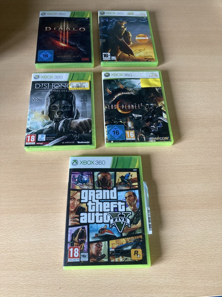 Spiele: XBOX360 Spiele – Gebraucht aus Niederuzwil von Miami1999