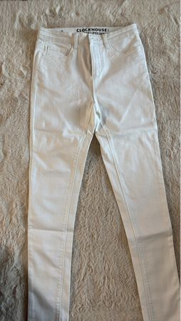 Schöne weisse Damen Skinny Jeans, Grösse 36, Sommer Outfit