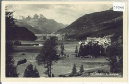 Blick auf Campfer und Margna