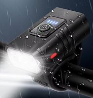 Fahrradvorderlicht 1000mAh/1000Lm(weiss - wiederaufladbar)