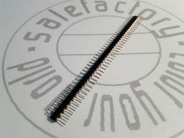 PIN-Streifen 40 PINS, 2.54mm, schwarz