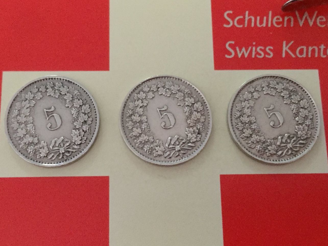 Tutti le monete: 5 Rappen - TRIO 1943 vz – Usato da Elsau venduto da herbybay 1