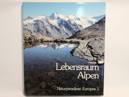 Buch Lebensraum Alpen Naturparadiese Europas neuwertig