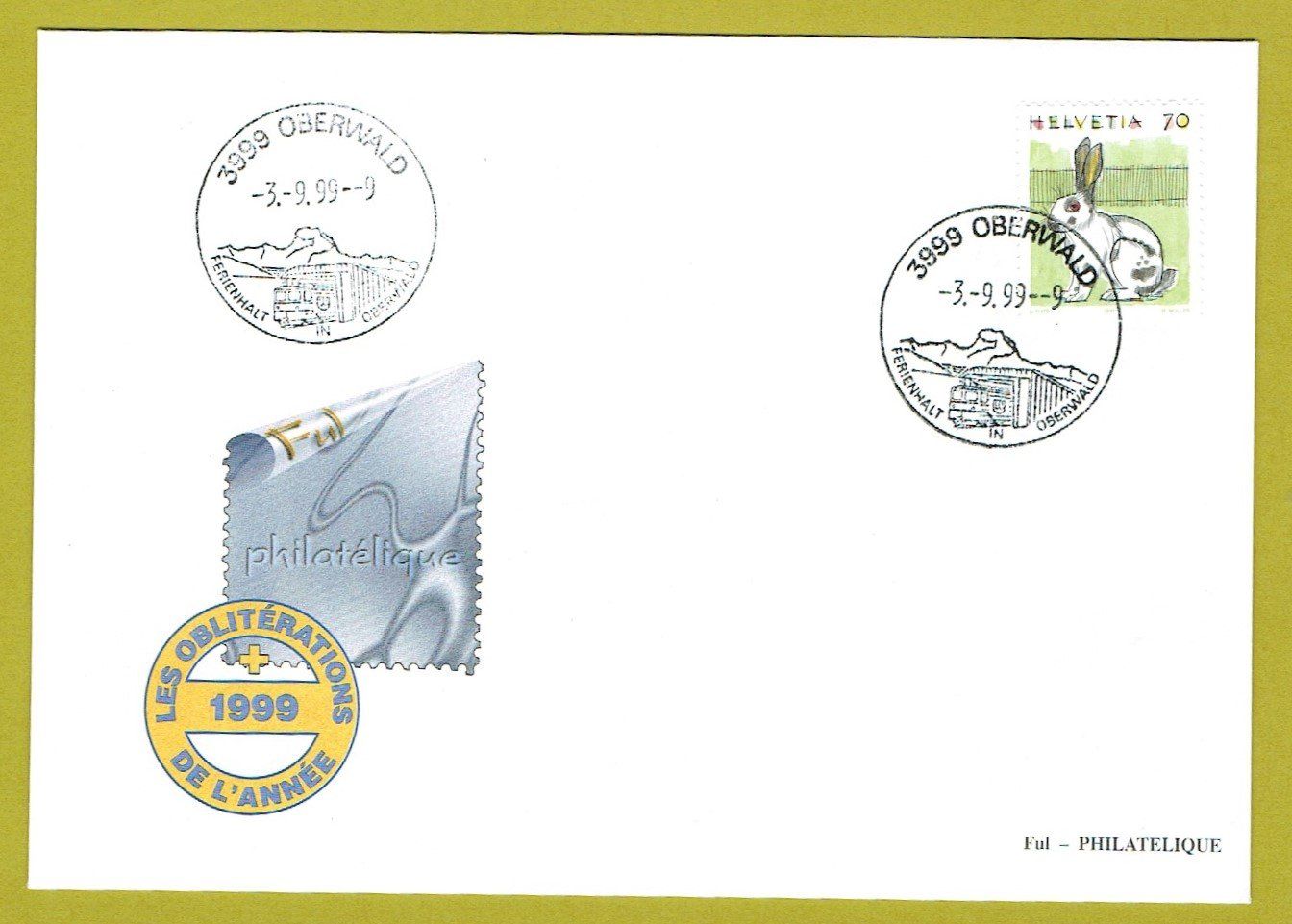 Timbri: Sammlung von 122 Briefen, Datum=Postleitzahl 1990-1999 – Usato da Hettlingen venduto da Zimmi01 1