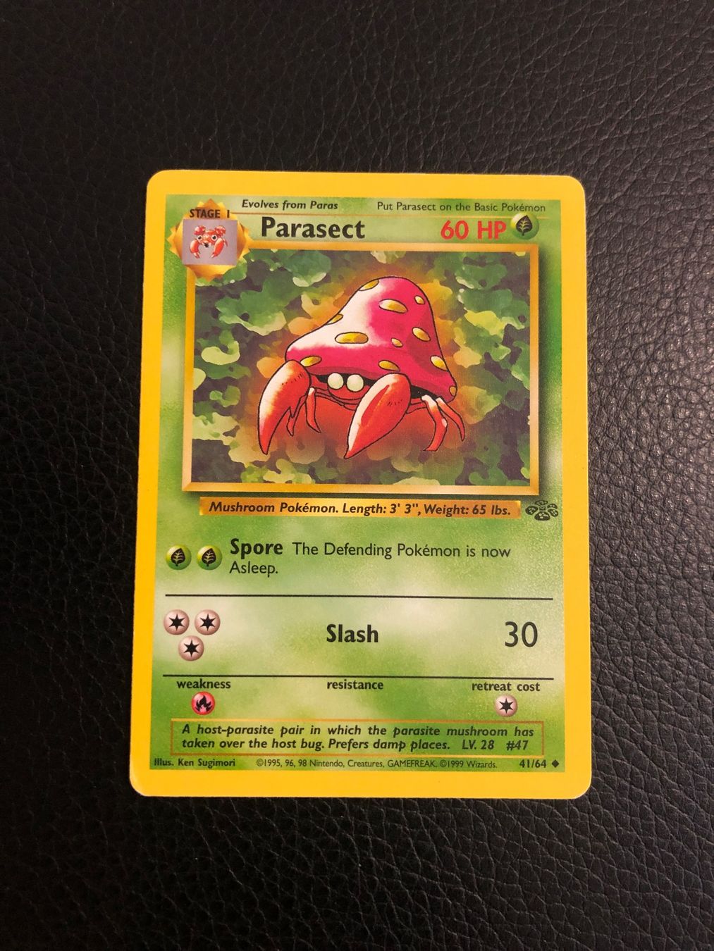 Pokémon Carte collezionabili: Jungle Parasect 41/64 Ab 1 – Usato da Paradiso venduto da Pkmn10