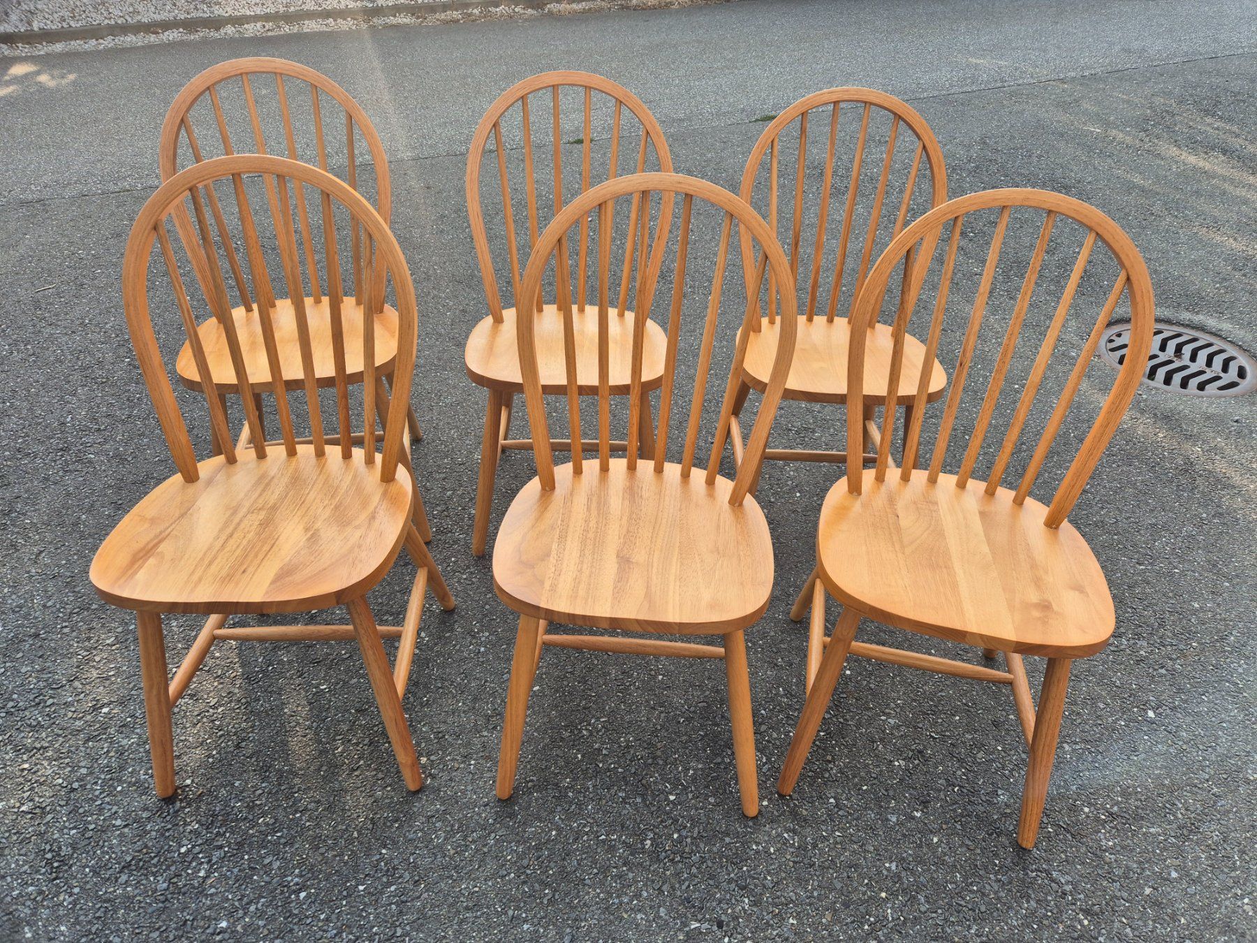 Sedie: 6 chaises bois clair  Windsor NEUVES – Usato da Fully venduto da tameab 2