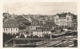 La chaux de fonds gare et poste Bahnhof