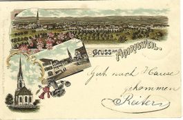 Gruss aus Amrisweil Litho