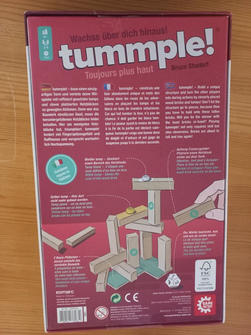 Giochi: Tummple Spiel – Nuovo (secondo la descrizione) da Niederdorf venduto da ladyblue76 1