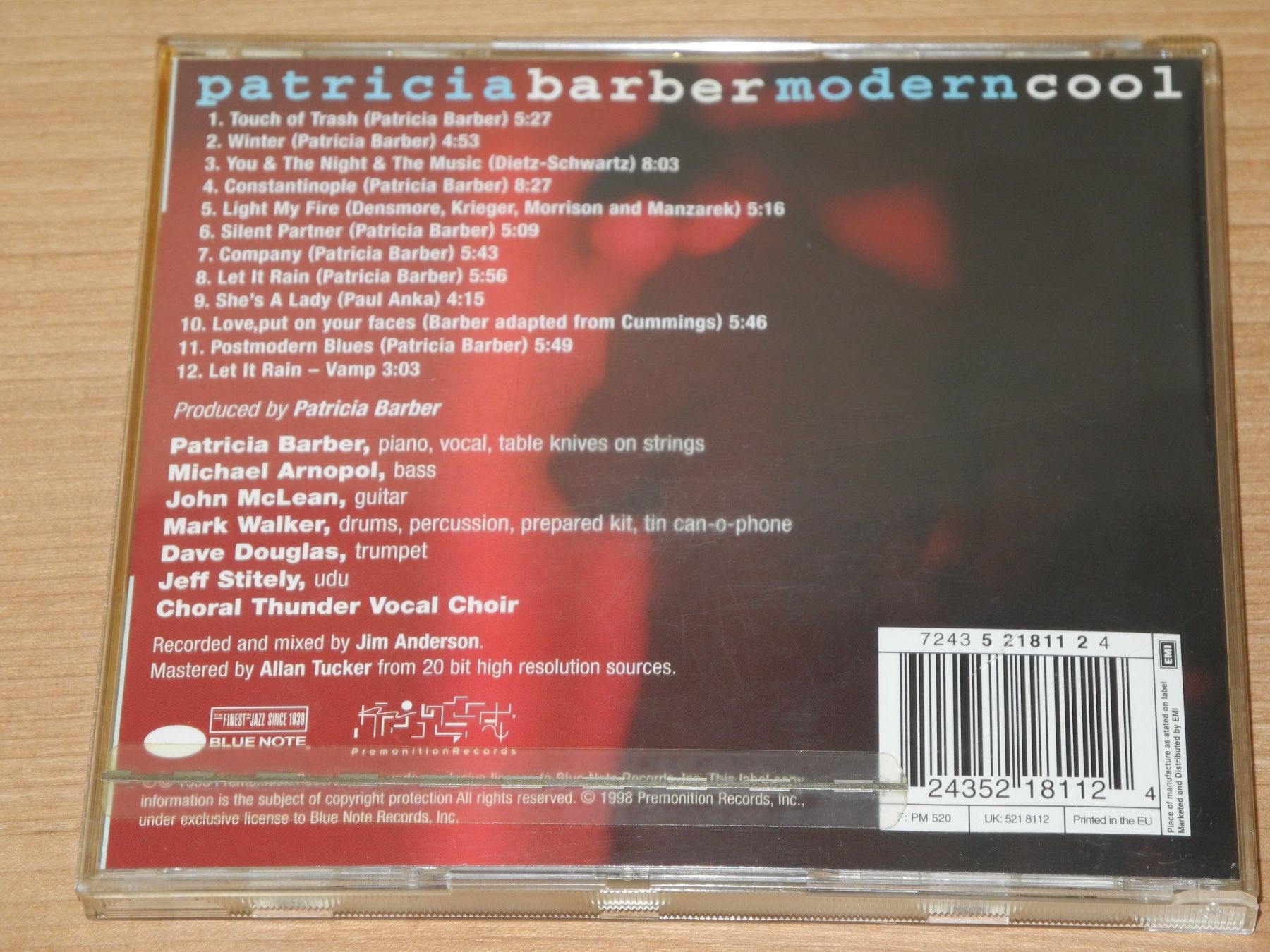CDs: PATRICIA BARBER: MODERN COOL - BLUE NOTE – Neuf (Voir description) à Fahrwangen par Swirl2 2