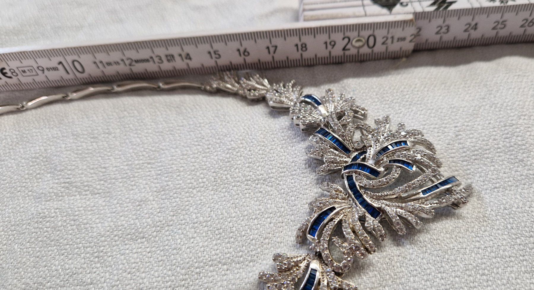 Catenine: SILBER HALSKETTE MIT ZIRKONIA – Usato da Bilten venduto da Mic2022 1