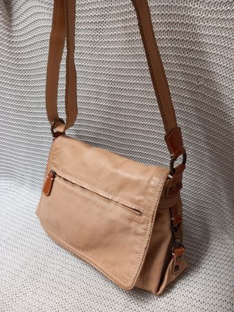 NICOLI Leder Umhängetasche, Handtasche, schön und robust!