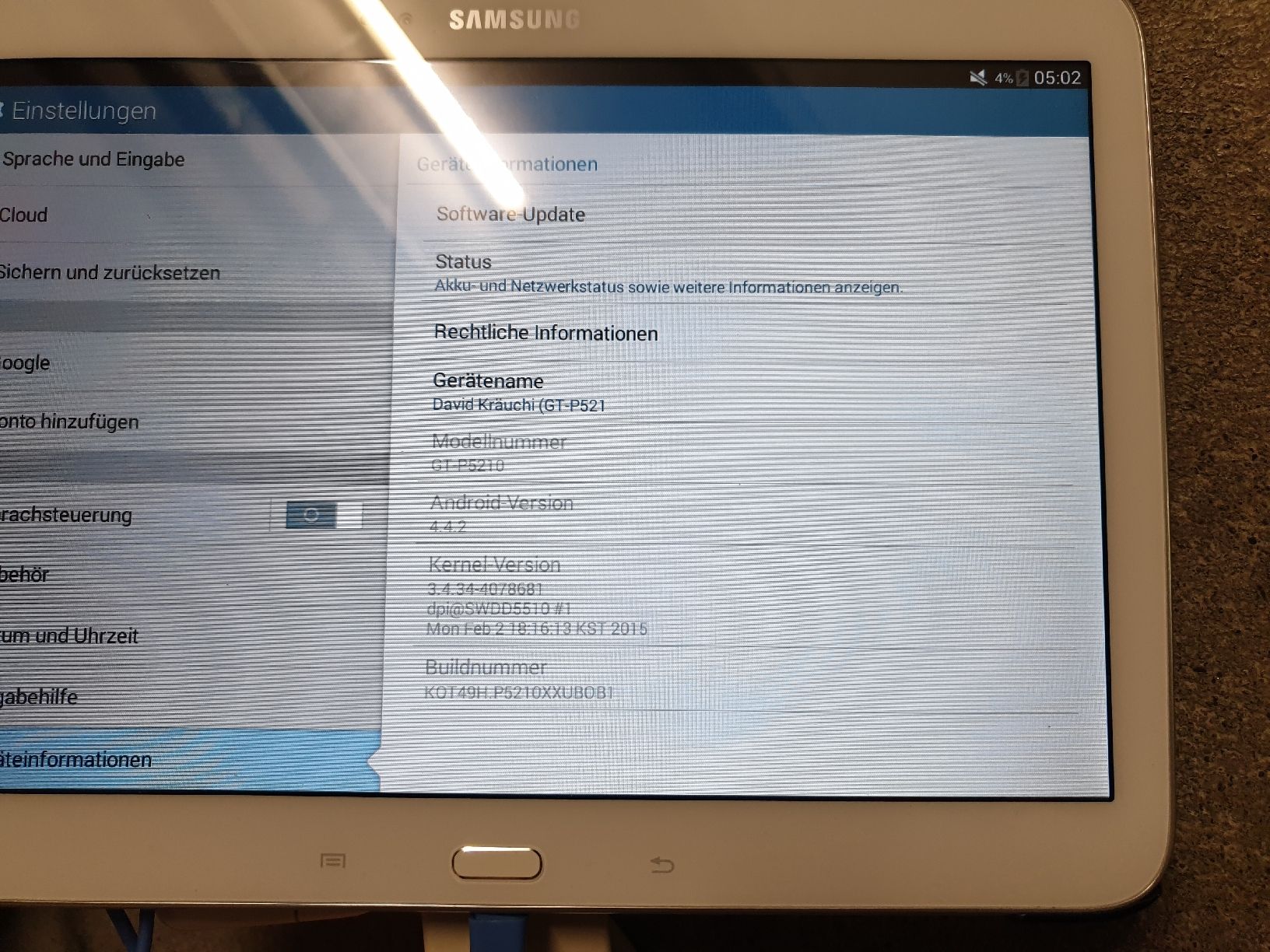 Samsung Tablet PC: Samsung Galaxy Tab 3 10.1" GT-P5210 WiFi Tablet – Usato da Ittigen venduto da Ziok187 3