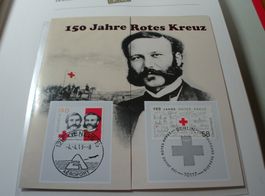 Folder 150 Jahre Rotes Kreuz, 2013, CH-Deutschland