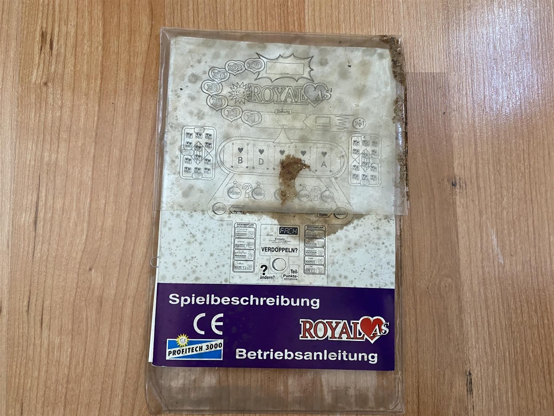 Flipper: Original Handbuch "Royal As" Geldspieler – Usato da St.Gallen venduto da kingsamas 3