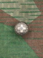 Uniformknopf Ord. 1898/1914 für Mannschaft, 15 mm, gebläut
