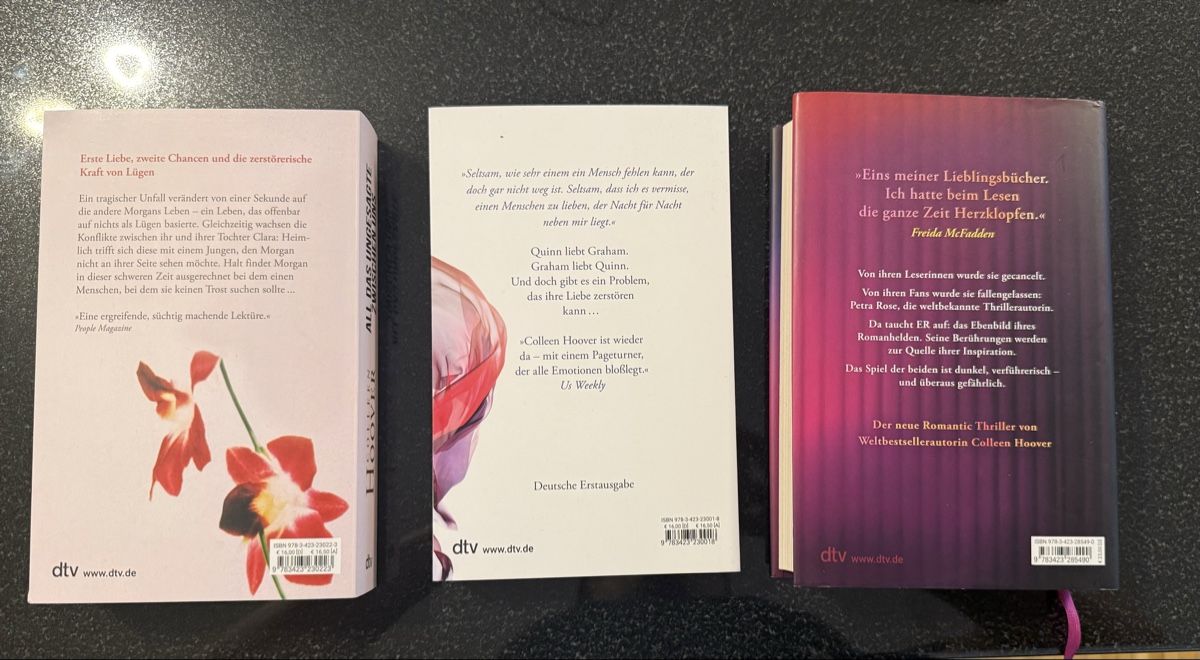 Bücher: Colleen Hoover Bücherpaket – Neu (gemäss Beschreibung) aus Heerbrugg von Sabiiiii 1