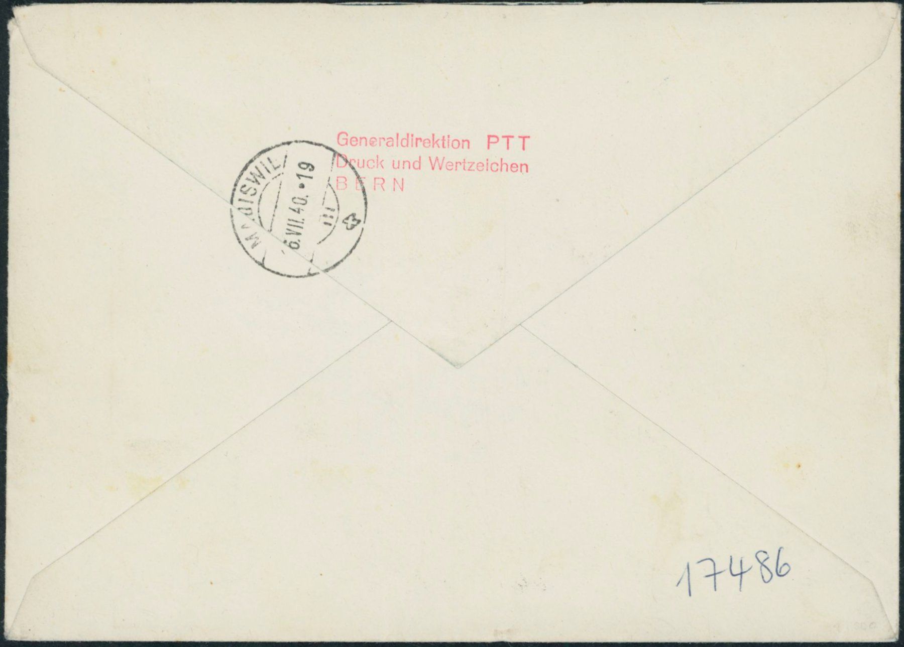 Tutti i francobolli: 1940 - Pro Patria - Block - Ersttagsbrief FDC ET – Usato da Schindellegi venduto da leecollect 1