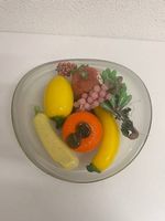Vintage Deko Glasfrüchte Set im Murano Stil