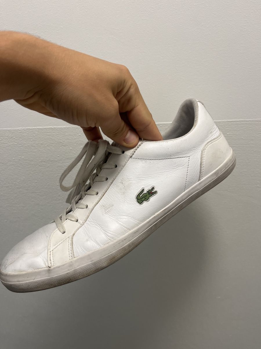 Lacoste Herren Sneaker, Weiss, Grösse 47 Top Zustand! (Gebraucht