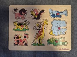Holzpuzzle: Tierwelt