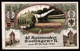Esslingen a. N., 40. Kreisturnfest 1922,