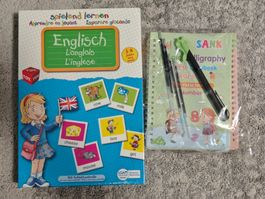Lernspiel Set Englisch (spielend lernen) + Sank Magic Callig