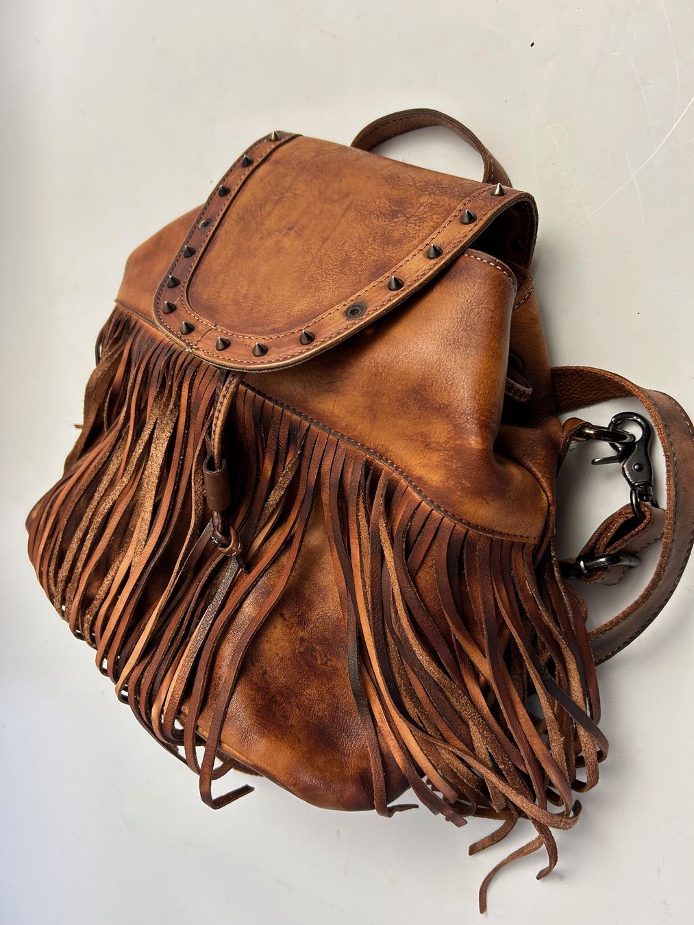 Borse da donna: Tasche / Bikertasche, Leder und gepflegt – Usato da Rheineck venduto da emma.gut 3