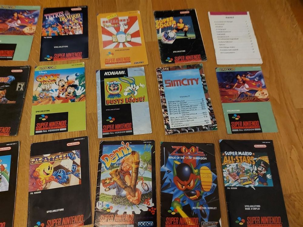 Giochi: 32 Spielanleitungen Super Nintendo SNES – Usato da Aarau venduto da Kaesekuchen2000 5