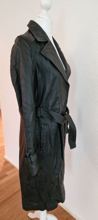 Ledermantel 2NDAY Gr. 34 schwarz