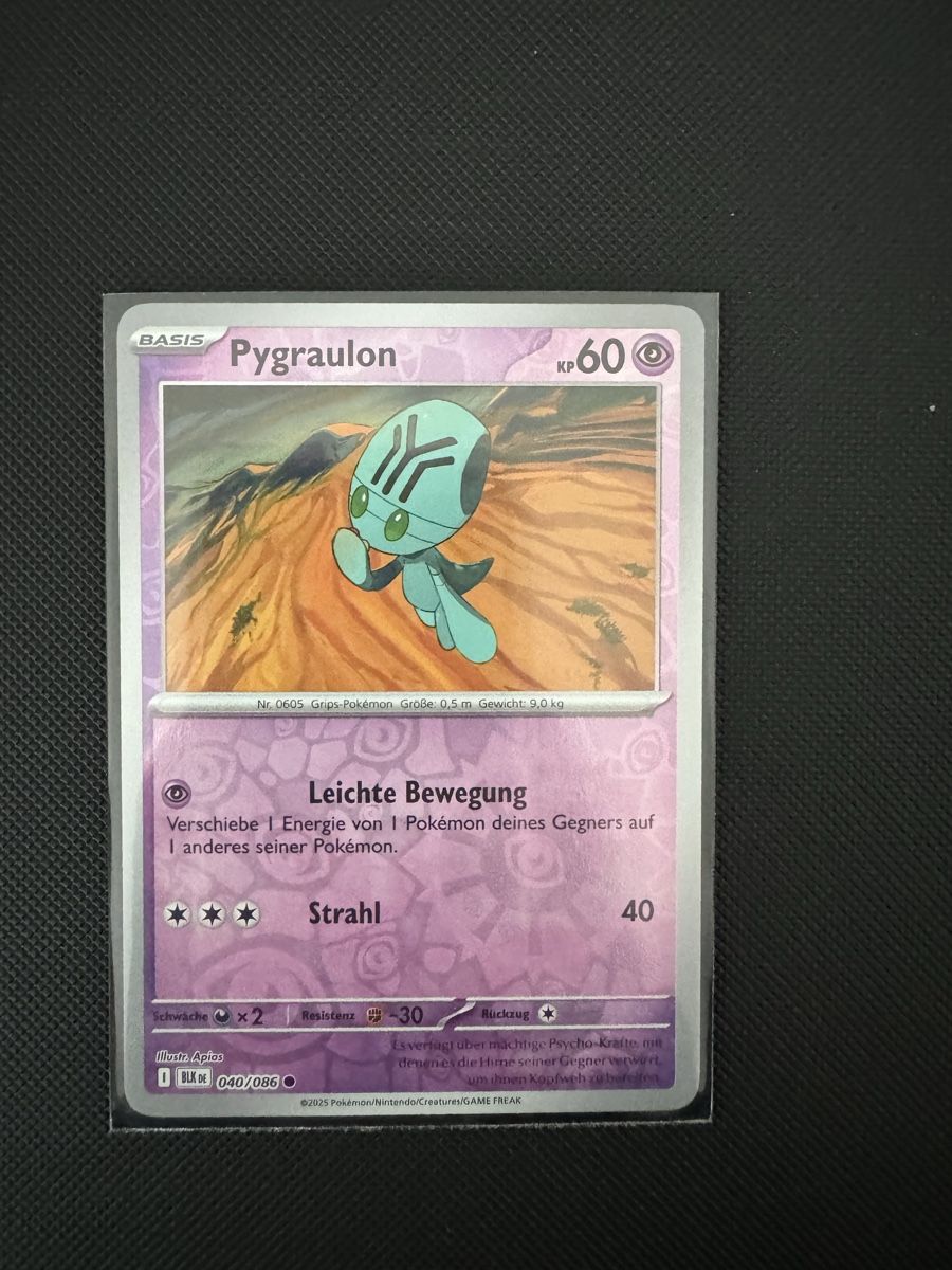 Pokémon Carte collezionabili: Pygraulon - Reverse Holo- Schwarze Blitze, DE – Nuovo (secondo la descrizione) da Winterthur venduto da Bursa.16