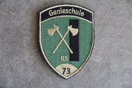 Rettungsschule RS 75, Gold, Badge mit Klett