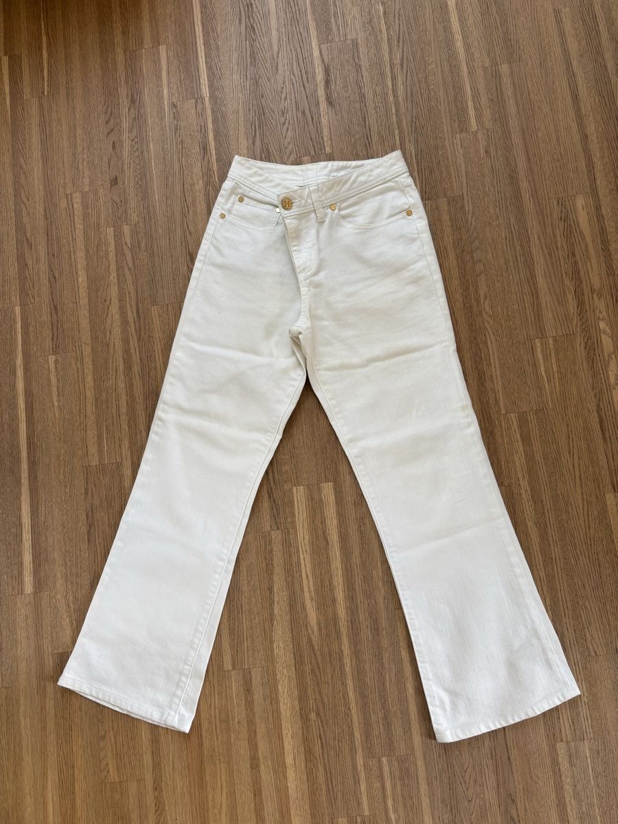 Tory Burch Jeans: Tory Burch Jeans, Weiss, Gr. 28 – Usato da Bremgarten b. Bern venduto da jok_6fx7