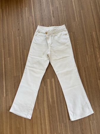 Tory Burch Jeans, Weiss, Gr. 28