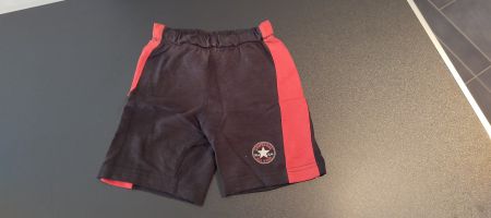 Converse All Star Kinder Shorts Schwarz Rot 92/98