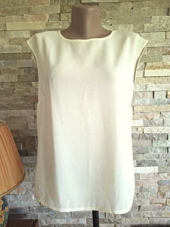 Blouse sans manche crème – FRANK USHER - Taille M