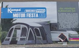 Kampa Motor Fiesta Air Pro 350 Vorzelt aufblasbar gebraucht