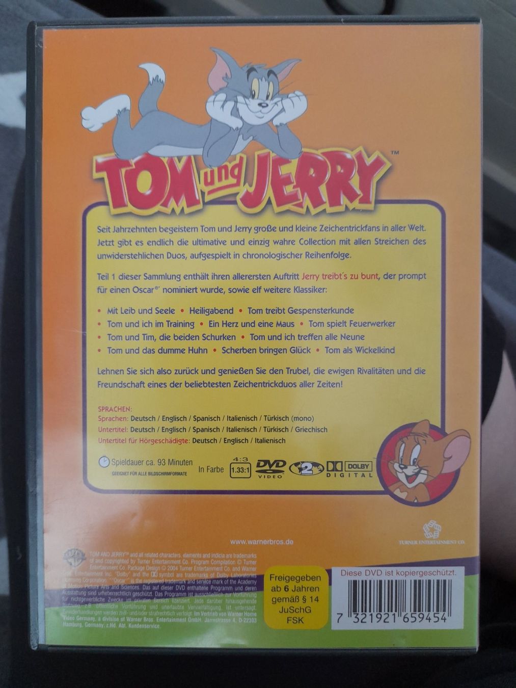 Alle DVDs: DVD Tom und Jerry, Classic Collection 1 – Gebraucht aus Eiken von Lashar 1